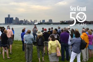 Mary Bohling at Belle Isle on Detroit River