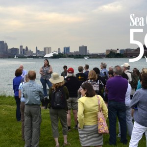 Mary Bohling at Belle Isle on Detroit River