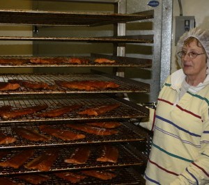 smoking whitefish