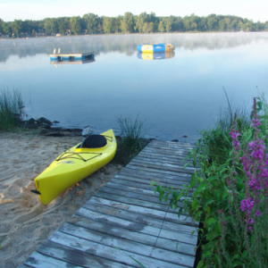 kayak on a beach