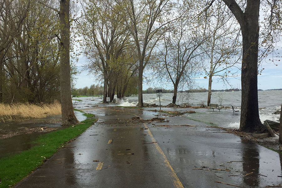 High lake levels