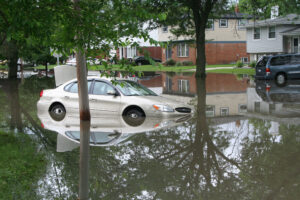 Communities around Ecorse Creek, including the city of Dearborn Heights shown here, have experienced significant flooding for decades.