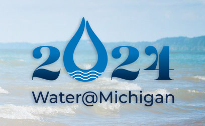 Water at michigan logo