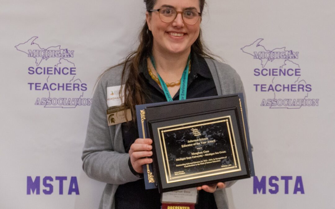 Meaghan Gass named Informal Science Teacher of the Year by Michigan Science Teachers Association