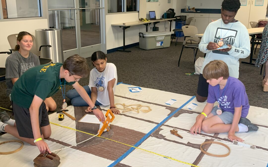Maritime history and archaeology come alive for 4-H youth campers at NOAA Thunder Bay National Marine Sanctuary