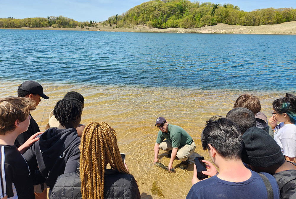 MISG helps lay foundation for fishery restoration at popular West Michigan park