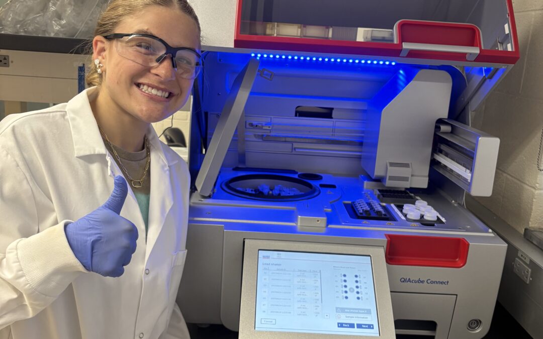 Intern Update: Annie Waldron unpacks lake sturgeon eDNA
