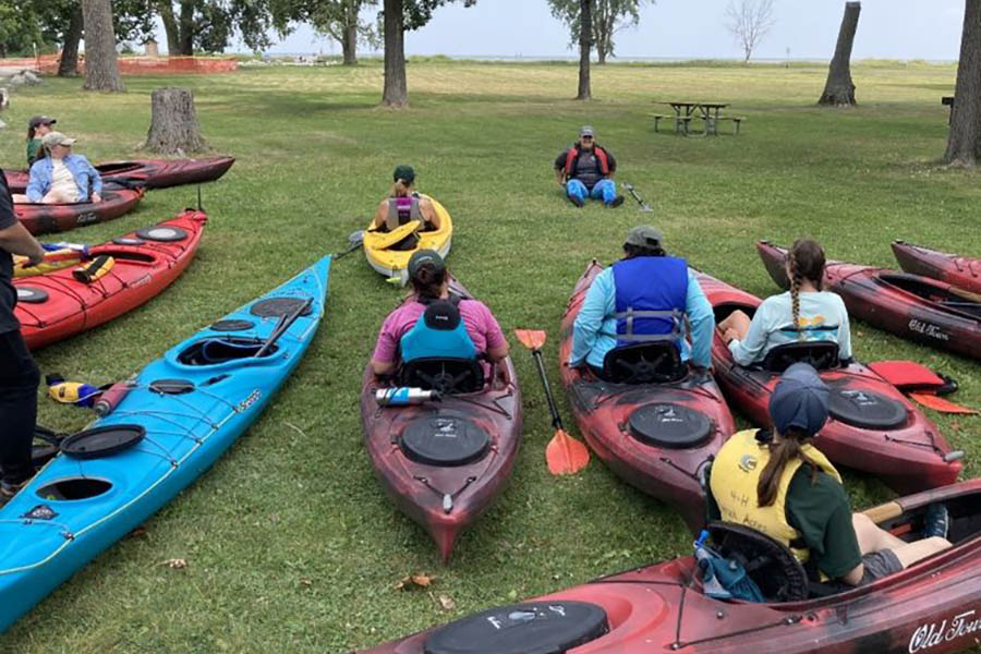 Flipping your kayak or paddleboard in open water not always a laughing matter