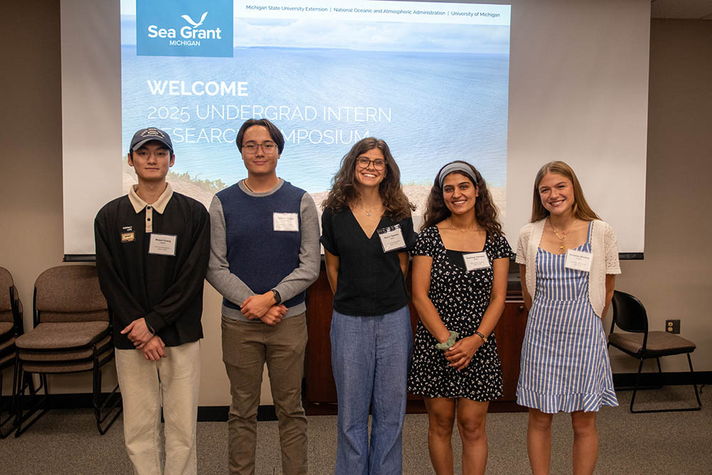 Interns excel in summer projects that support water quality, native fish, and more